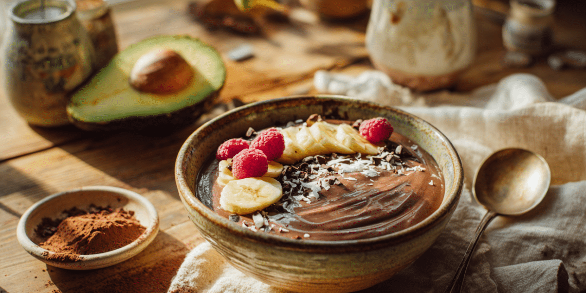 Vegan Chocolate Smoothie Bowl (5-Minute Recipe)