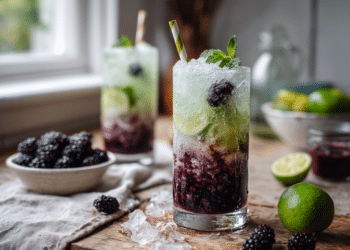 Blackberry Limeade Fizz