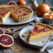Blood Orange Tart With Tonka Bean Curd