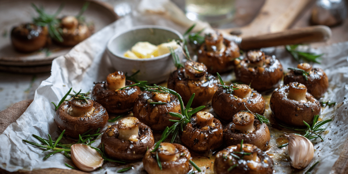 Roasted Mushroom Bites