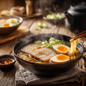 Classic Shoyu Ramen With Braised Pork Belly - Thefoodiebunch Classic Shoyu Ramen With Braised Pork Belly