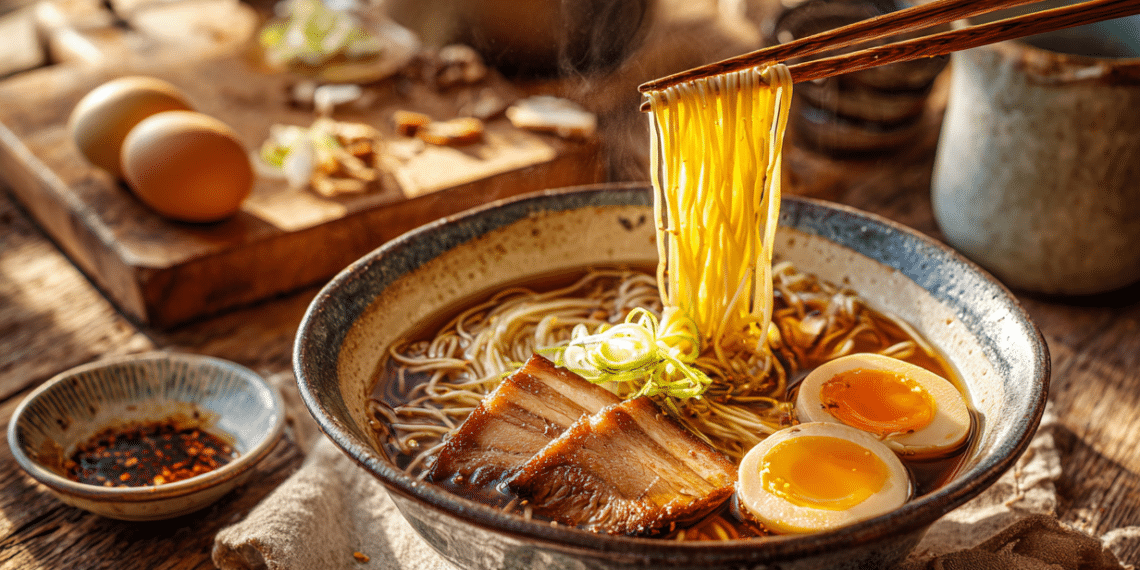Classic Shoyu Ramen With Braised Pork Belly - Thefoodiebunch Classic Shoyu Ramen With Braised Pork Belly