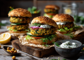 Vegan Falafel Burger