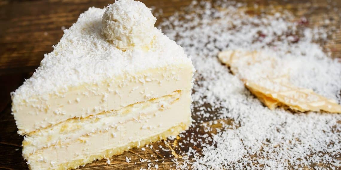 Coconut Cake Slice