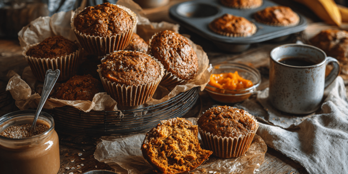 Pumpkin And Banana Breakfast Muffin