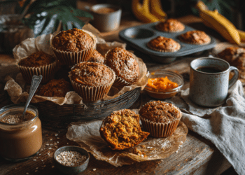 Pumpkin And Banana Breakfast Muffin