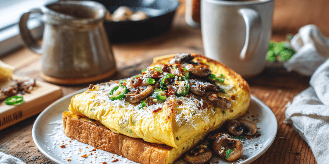 Chili French Omelette Toast