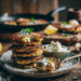 Zucchini Fritters With Tzatziki Sauce
