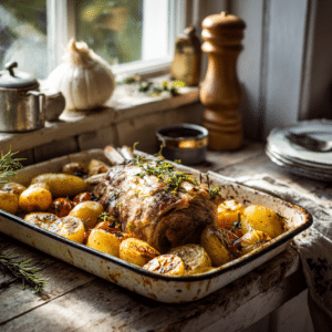 Roast Lamb With Rosemary And Anchovies Recipe - Thefoodiebunch Roast Lamb With Rosemary And Anchovies