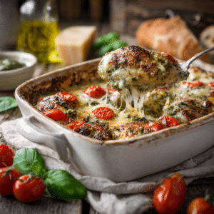Chicken Pesto Bake