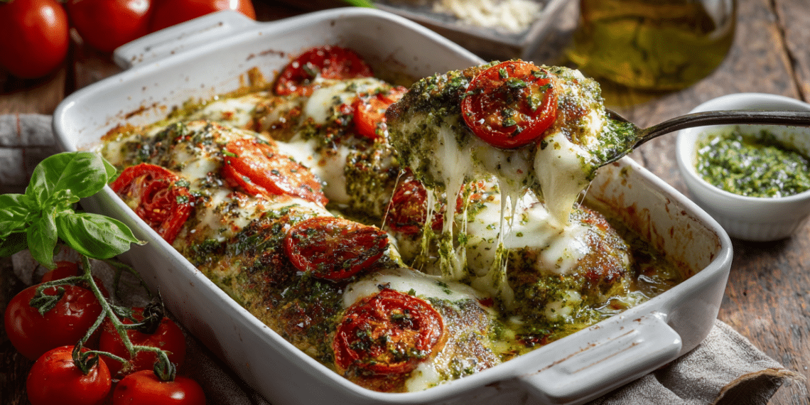 Chicken Pesto Bake