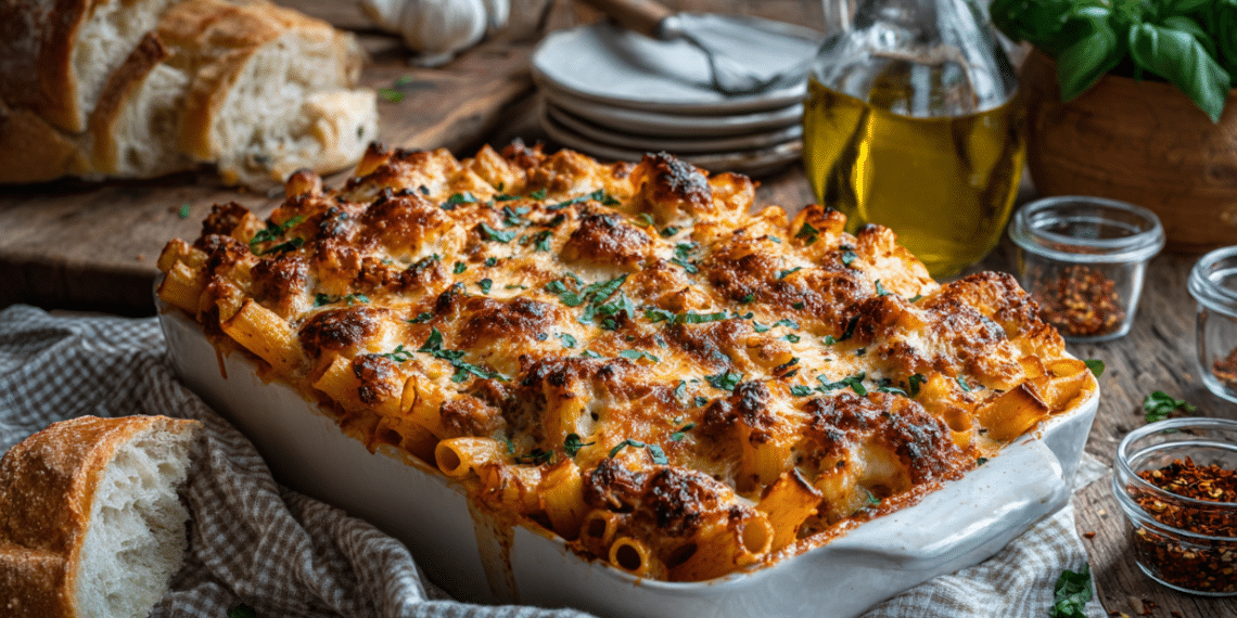 Baked Ziti With Italian Sausage