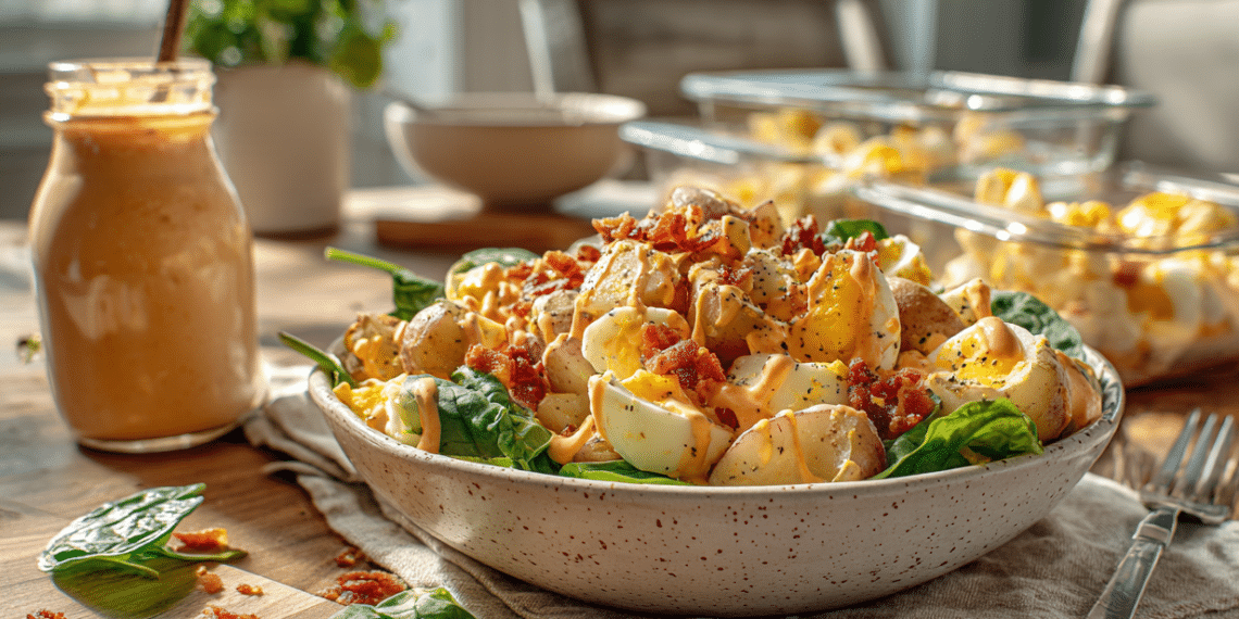Spicy Bacon Egg Salad