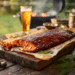 Charcoal Smoked Salmon With Maple Glaze - Thefoodiebunch Charcoal Smoked Salmon With Maple Glaze