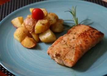 Charcoaled Smoked Salmon