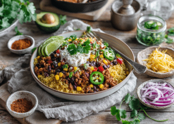 Turkey Taco Quinoa Bowl