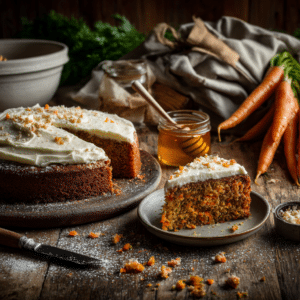 Healthy Carrot Cake With Cream Cheese Frosting - Thefoodiebunch Healthy Carrot Cake With Cream Cheese Frosting