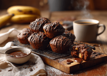 Chocolate Plantain Muffins (Flourless, 35 Min)
