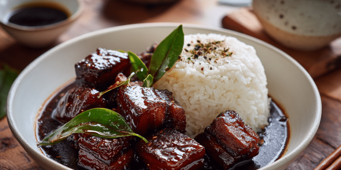 Filipino Pork Belly Adobo – Tender & Saucy