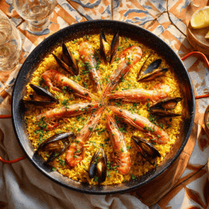 Authentic Seafood Paella Easy Spanish Recipe