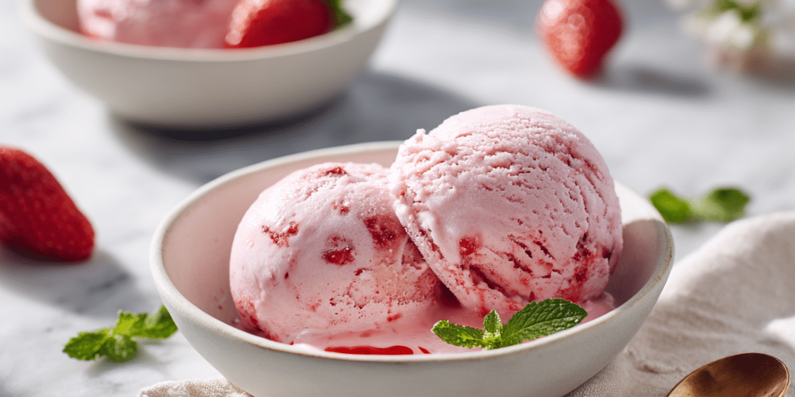 Strawberry Frozen Yogurt