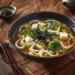 Miso Soup With Udon Noodles