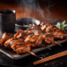 Chicken Yakitori With Homemade Tare Sauce