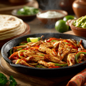 Oven-Baked Chicken Fajitas