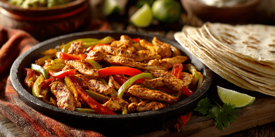 Oven-Baked Chicken Fajitas