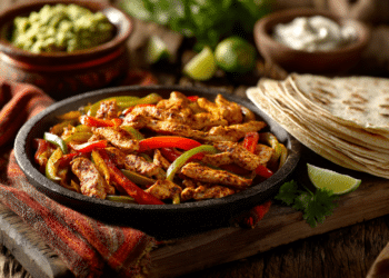 Oven-Baked Chicken Fajitas