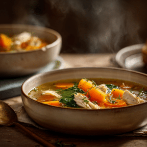 Gluten-Free Chicken Soup With Butternut Squash - Thefoodiebunch Gluten-Free Chicken Soup With Butternut Squash