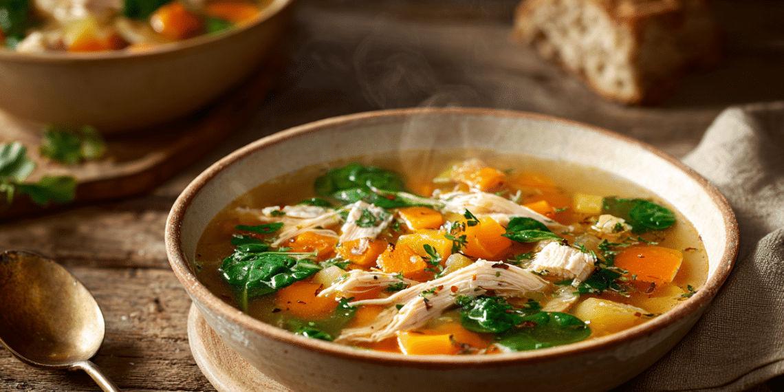 Gluten-Free Chicken Soup With Butternut Squash - Thefoodiebunch Gluten-Free Chicken Soup With Butternut Squash