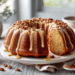 Banana Bread Bundt Cake With Brown Sugar Icing