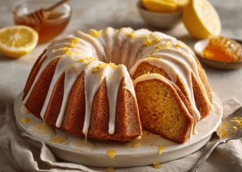 Honey Lemon Bundt Cake With Sugar Lemon Glaze