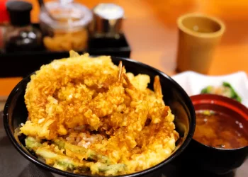 Japanese Tempura Don (Rice)