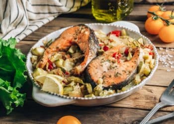 Baked Lemon Butter Salmon
