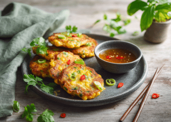Thai Potato Cakes With Spicy Dipping Sauce