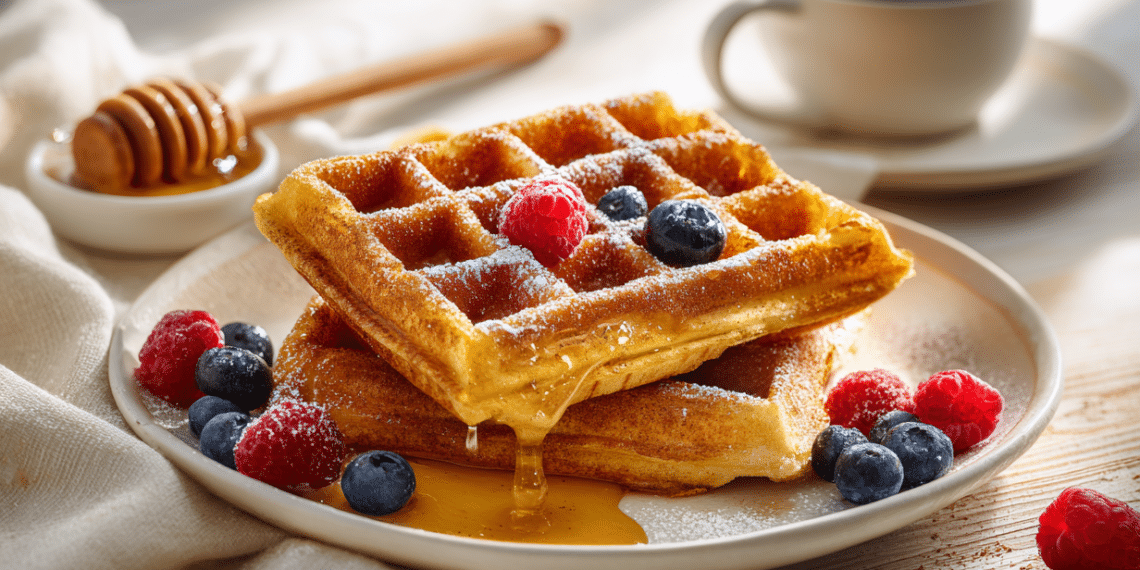 Low-Carb Belgian Waffles With Almond Flour (Keto-Friendly)