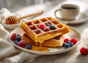 Low-Carb Belgian Waffles With Almond Flour (Keto-Friendly)