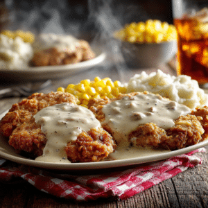 Chicken Fried Steak With Cream Gravy (Extra Crispy)