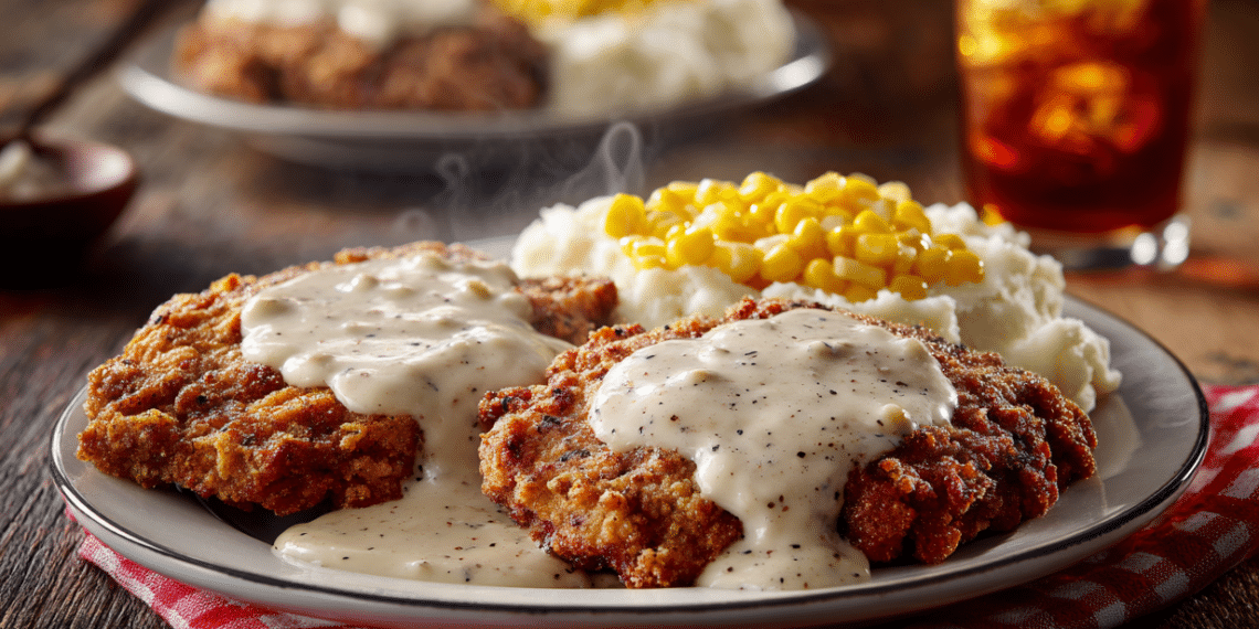Chicken Fried Steak With Cream Gravy (Extra Crispy)
