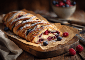 Berry And Brie Vegan Strudel