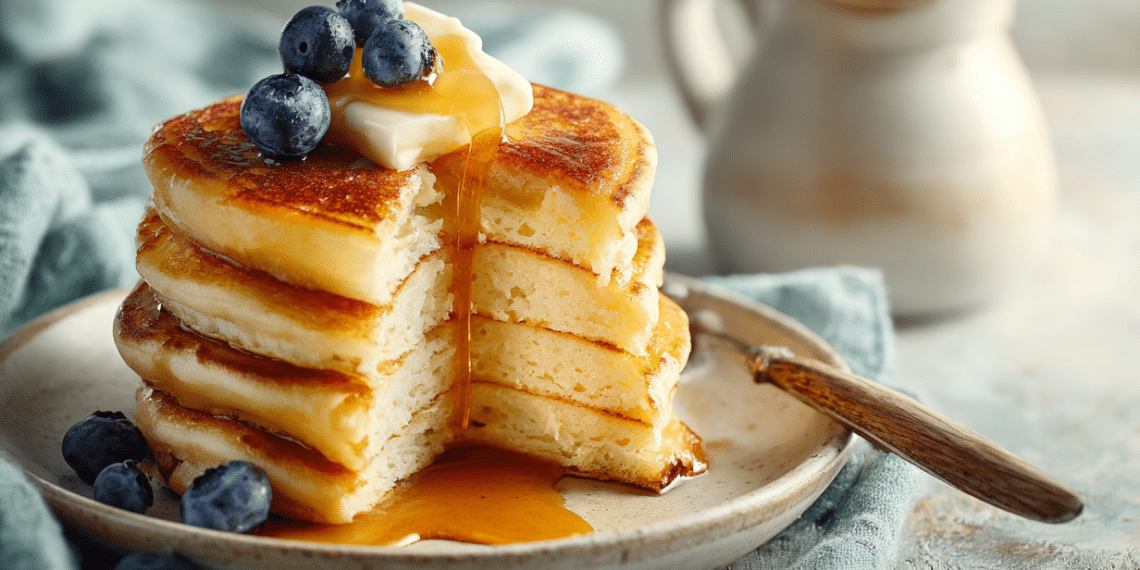Fluffy Pancakes With Whipped Egg Whites