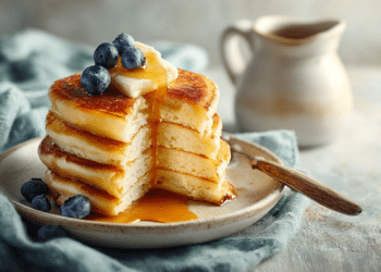 Fluffy Pancakes With Whipped Egg Whites