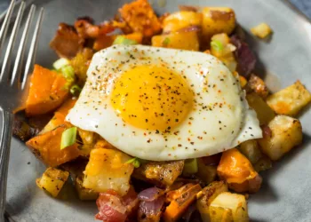 Sweet Potato And Chicken Sausage Hash