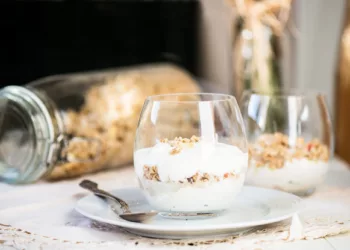 Greek Yogurt Parfait With Walnuts And Honey