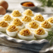 Classic Deviled Eggs With Spicy Brown Mustard