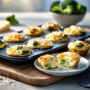 Broccoli Egg Cheese Mini Omelette Bites (Meal Prep) - Thefoodiebunch Broccoli Egg Cheese Mini Omelette Bites (Meal Prep)