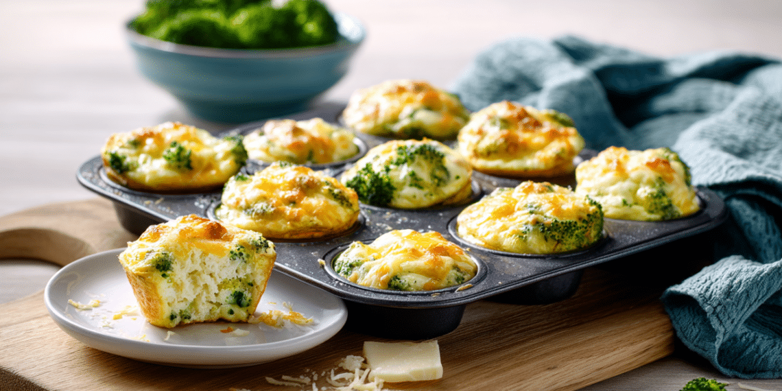 Broccoli Egg Cheese Mini Omelette Bites (Meal Prep) - Thefoodiebunch Broccoli Egg Cheese Mini Omelette Bites (Meal Prep)