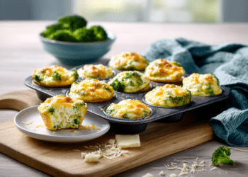 Broccoli Egg Cheese Mini Omelette Bites (Meal Prep)